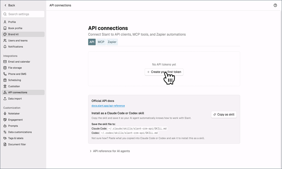 Slantc Create API